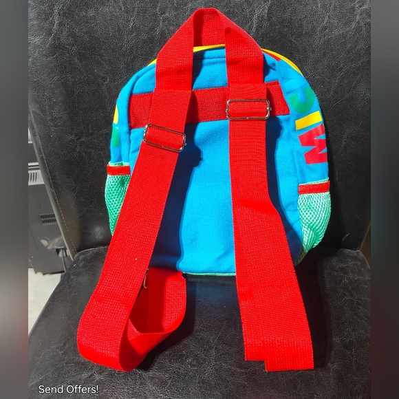 Disney Mickey Mouse Ears Face Mini Backpack Bookbag Adjustable Straps - Picture 3 of 7